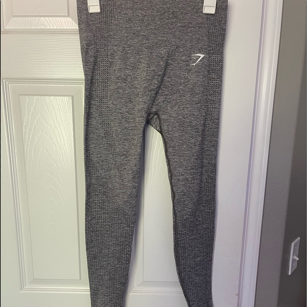 Gray vital seamless gym shark legging